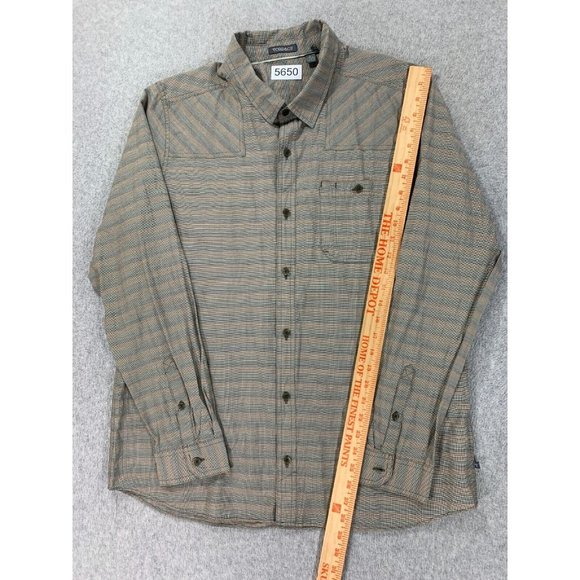 Toad & Co‎ Long Sleeve Button Down Shirt (Men's Large) Tan - Picture 4 of 11